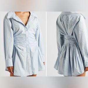 LOOKING for alexander wang ruched cotton shirt dress. Size 2 or 4.